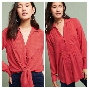 Hello Spring 🌼 Anthropologie Blouse